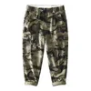 Höst Vinter Nya Mäns Bomull Camouflage Multi-Pocket Byxor GML04-Z320 H1223