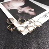 2021 Knuckle Rings for Women Charm Vintage Stackable Rings Set Girls Bohemian Retro Crystal Joint Finger Ring Gold Plated Ring