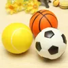 Palla in schiuma morbida Esercizio da polso Alleviare lo stress Spremere Palla da tennis/Basket/Calcio Regalo giocattolo Palline fitness 6CM D Palline giocattolo