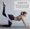 Heupweerstandsbanden latex yoga anti-slip brede buit training training benen band pilates workout elastische expander323f