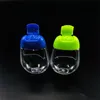 30ml Elipsa Plastikowa Pusta Butelka Przezroczysty Ręcznie Sanitizer Oddzielny Podróże Oddzielne Butelki Squeeze Składane Nowy 0 59rl G2