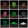 Plantes sous-marines artificielles pour Aquarium, simulation d'herbe d'eau en plastique, vert violet rouge, décorations d'observation d'herbe d'eau, plante artificielle Para Acuario