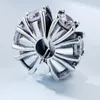 Ny! Autentisk Pandora Långt pronged mousserande klipp Charm Passform Europeisk stil Lösa pärlor för armband gör DIY smycken 790046C01