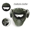 Full Face-Schutzmasken für taktische Paintball-CS-Spiel einstellbares Strap-staubdicht winddicht
