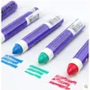 8st Japan Sakura Solid Marker Industriell penna XSC Torr kan skriva på stålplåt Vattenolja yta Multi-Function Pen 201128