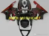 Kit di carenatura moto per Kawasaki Ninja ZX7R 97 99 00 03 ZX 7R 1997 2000 2003 Red Flames Black Fairings Set KA01