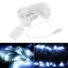 Nieuwste Design 210 LED Fairy Net Light Mesh Gordijn String Bruiloft Kerstfeest Decor Witte waterdichte hoogwaardige lichte snaren