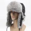 Outdoor hoeden Winter Warm Herendoek Bont Haar Lei Feng hoed fietsen jagen op klimmende trekking ski verdikte oorbeveiliging Cap1