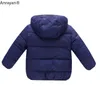 New Children Outerwear Coat Winter Boys Girls Leisure Sport Jackets Infant Warm Baby Parkas Thicken Kids Hooded Clothes Downcoat LJ201126