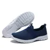 Spring Top High Quality and summer adult man's womens man's running shoes fashion grey navy blue black soft sole sports casual outdoor