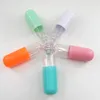 Großhandel Kapsel Pillenflasche Kosmetische Behälter leere Verpackungskapselflasche mit natürlicher 3D -Vollstreifen Nerz Wimpern
