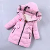 2020 Girls Down Jacket Children's Winter Clothing Kids Warm Thick Coat Windproof Jacket for Girl Cartoon Parka Winter Outerwear LJ201130