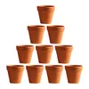 10Pcs Small Mini Terracotta Pot Clay Ceramic Pottery Planter Cactus Flower Pots Succulent Nursery Pots Great for Plants Crafts Y200709