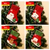 Nouveau Bas de Noël Décor Arbres de Noël Arbres de Noël Décorations Party Santa Snow Elk Design Passage de bonbons Noël cadeaux sac en gros