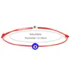 Braccialetti turchi con fili di perline Lucky Evil Eye per donna 6 colori Corda intrecciata fatta a mano Gioielli fortunati Bracciale rosso femminile