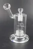 Kleine glazen water bong waterpijp met filter roken pijp recycler olie dab rig tabak accessoires