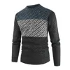 Sweater Men Hoodies Casual Pullover Gömlek Sonbahar Kış İnce Fit Uzun Kollu Erkek Kulu Knited Pamuk Çekme Homme V-Neck