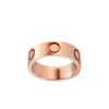 Love Rings Womens Designer Ring Couple Jewelry Band Titanium Steel With diamonds Casual Fashion Street Classic Gold Silver Rose Op261t