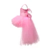 Tiul Pink Girl Sukienki imprezy Dziewczyny Baby podszewka Piękna sukienka do dziewcząt ślub świąteczny Świąteczny dzień ubrania 2734639