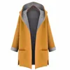 Mujer Invierno 가을 플러스 사이즈 Loose Coat Womens Long Coats 한국어 스타일 레이디 자켓 Abrigos Mujer Elegante L-5XL 201027