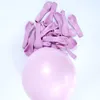 10 inç 100 adet / takım Macaron Pastel Şeker Balon Büyük Pastel Yuvarlak Balonlar Düğün Deco Doğum Günü Globos Lateks Balonlar Helyum C0124