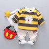 Baby Jungen Kleidung Set Gestreifte Kinder Kleidung Kleinkind Junge Kleidung Kinder Jungen Kostüm 2020 Herbst Outfits Klassischen Stil LJ201202