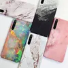 Marble Case voor Xiaomi Redmi Note 8 Pro 7 Case Ultra Dunne Crack Granite Patroon Harde PC Matte Cover Cases voor Xiaomi MI 9 8 Lite