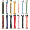 Gevlochten elastische appelhorloge band slimme bandjes polsband voor iWatch 1/2/3/4/5/6 SE 38mm 40mm 42mm 44mm 14 kleuren