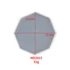 DIY Epoxyhars Siliconen Mallen Drop Lijm Crystal Ronde Square Driehoek Hexagon Octagon Geometry Mold Cup Mat Lade Craft Gereedschap 3 8QZ M2