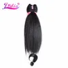 Lydia For Kinky Dritto 5pcs / pack Capelli sintetici 14 "16" 18 "Tessitura dei capelli Kanekalon Pure Color Hair Bundles Q1128
