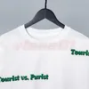 Mens Designer T Shirts Summer Men And Woman Short Sleeve Tops Fashion Green Letter Print Man Tees Size S-XL