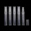 1000pcs 2ml 3ml 5ml Empty plastic spray perfume bottle vial sample bottles Transparent atomizer tube