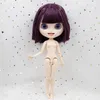 ICY factory blyth doll bjd joint body white skin custom doll customized face matte face with teeth 30cm toy LJ201125