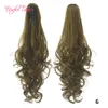 Lange paardenstaarten synthetische paardenstaarten lange krullende klauw paardenstaart clip in haarextensions haarstukje pony staart synthetische hoogwaardige groothandel