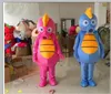 2019 Vente d'usine Costumes de mascotte d'hippocampe chauds dessin animé EVA casque unisexe vêtements de dessin animé