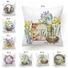 Eater Bunny Pillow Covers Happy Easter Throw Pillow Case Printed Decorative Pillows Cushion Covers Festival Home Decoration 20 Design YG942