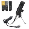 MK -F100TL USB Kondensor Mikrofon Kit Recording Microphone med Stand Studio PC Mikrofon för podcast Karaoke Laptop Skype