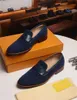 19FW Scarpe da uomo di lusso in vera pelle Nero Marrone Coccodrilli Modello stampato Slip-on Scarpe eleganti da uomo Moda Scarpe oxford formali YECQ5