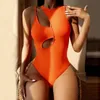 Women's Swimwear Sexy Women One Piece Swimsuit Female Solid Push Up Thong Bather Bathing Suit Monokini Brazilian Swimming Suits