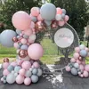 98cm Ballonghållare Plastballongtillbehör Födelsedag Bröllop Ballonhållare Decor Ballong Arch Garland Circle Column Base Y0107