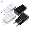 Fast Charger For Samsung Galaxy S6 S7 edge s8 Plus Note4 5 A8 A9 Adaptive Quick Charge 2.0 EU US Plug usb charger 100pcs/lot