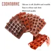 Stampo in silicone COOKNBAKE per cioccolato tondo torta di caramelle decorato strumento 6pc / set vaschetta per ghiaccio biscotto 15 cavità fiore stella gelatina gommosa T200703