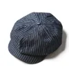 Non Stock stockal Woury Blend Newsboy Kapelusz Vintage Peaky Blinders Baker Boy Cap dla mężczyzn 201216