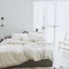 cream color bedding