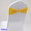 50pcs/lot Stretch Chair Cover Bands Lycra Spandex With Buckle Replace Chair Sash Bow Wedding Party Decor New