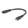 Vbestlife 10GBS USB 3.1 Typ C Man till kvinnlig port Förlängningskabel Chaging Data Sync Line för MacBook Chromebook le TV-telefon