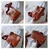 Mode kvinnor nitar väska solid färg messenger väska axel hasp handväska bolsa feminina mujer crossbody väskor för kvinnor #t