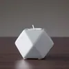 4 Colors Ceramics Candle Holder Molds Multilateral Geometric Ceramics Candlestick Home Crafts Decorations Holder Molds SEA SHIPPING HHE3291