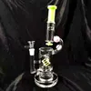 3 Style Water whirlwind Hookah beaker Glass Bong water pipes catcher thick material for smoking 10.7" bongs