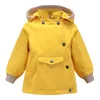 Jungen Windjacke Kinder Jacke Blau Mit Kapuze Oberbekleidung Frühling Teenager Kleidung Mantel Winddicht Wasserdichte Mädchen Jacke 2 4 8 10 Jahre LJ20117